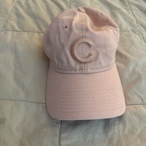 Chicago Cubs Pink Baseball Cap Strapback  adjustable hat